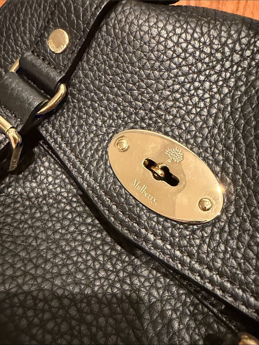 Mulberry Mini Alexa in Black Leather - Picture 2 of 11